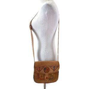 Vintage Marrakech Leather Crossbody Bag